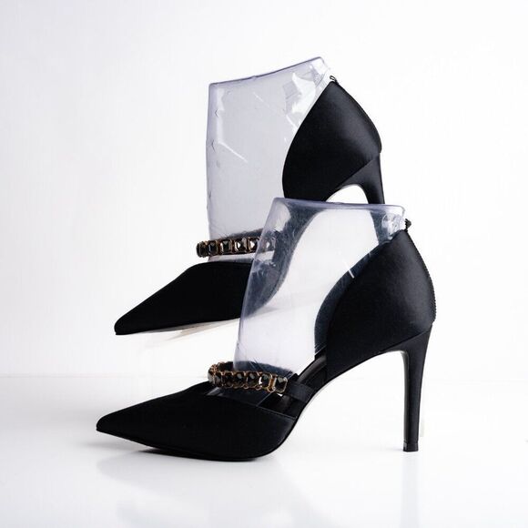 Boden Womens Heels Crystal Strap Pumps Court Shoes Black Sz US 9 EU 40 NWOB - Picture 6 of 9